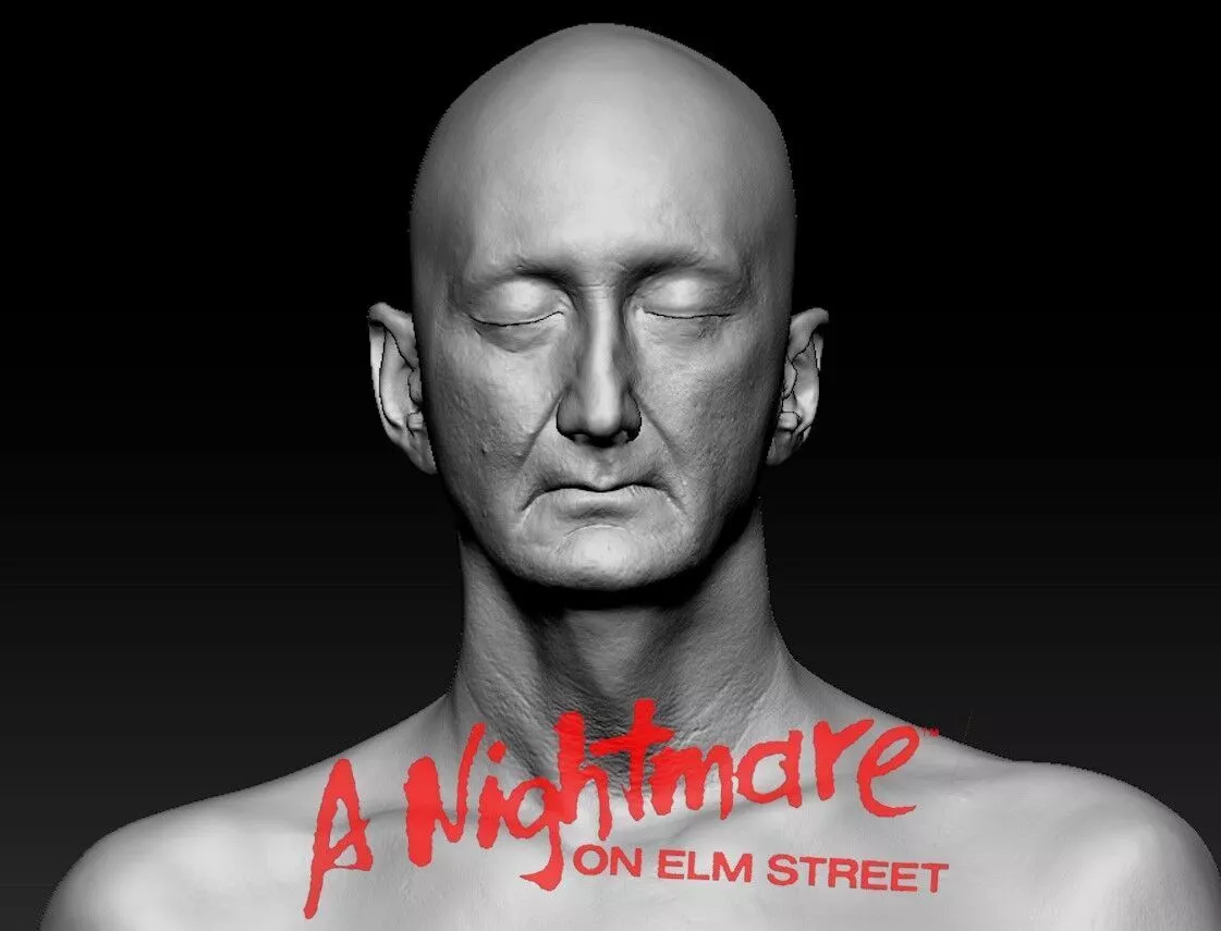 Robert Englund Freddy Krueger Lifecast 3D Scan NOES 3D model