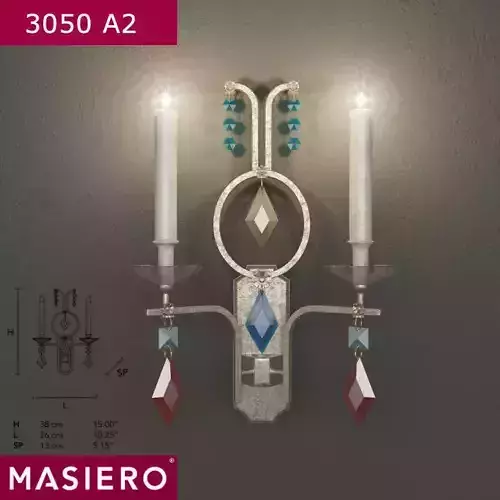 Masiero 3050 A2 wall lamp 3D model