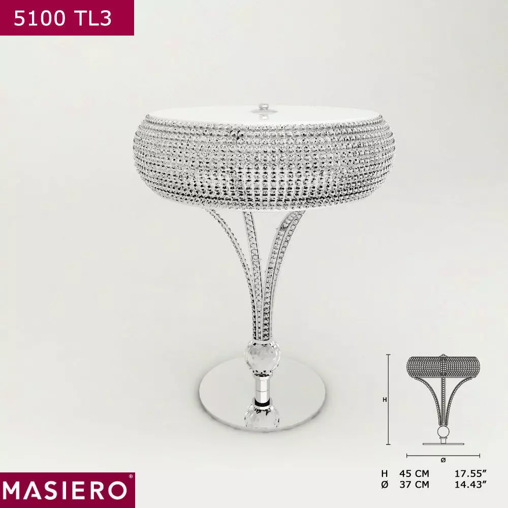 Masiero 5100 TL3 table lamp 3D model_0