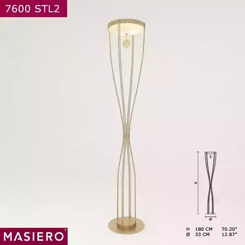 Masiero 7600 STL2 floor lamp