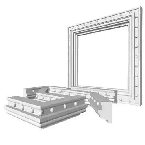 Moulding two corner brackets