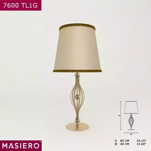 Masiero 7600 TL1G table lamp