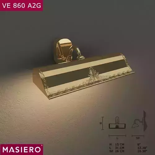 Masiero 860 A2G wall lamp