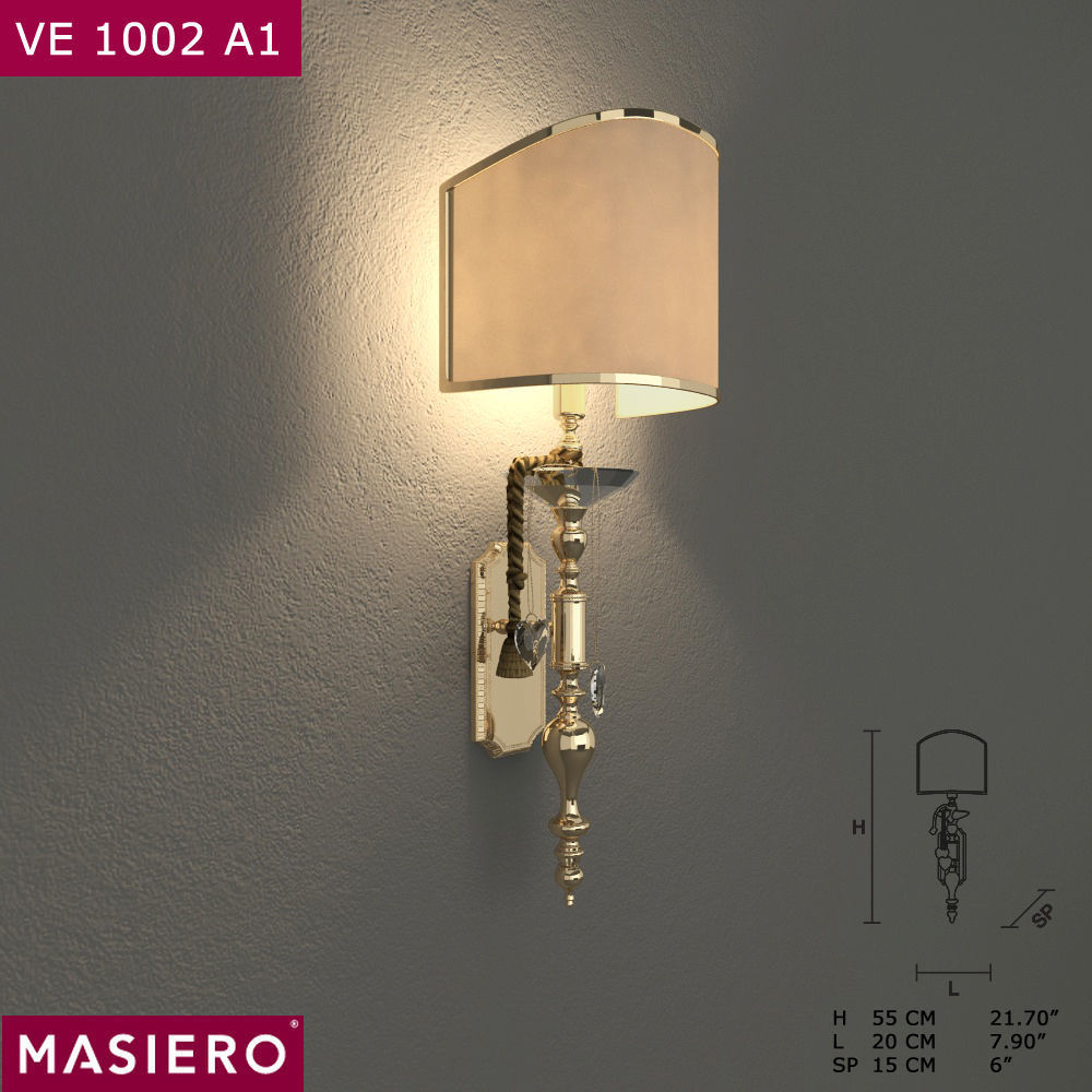 Masiero VE1002 A1 wall lamp