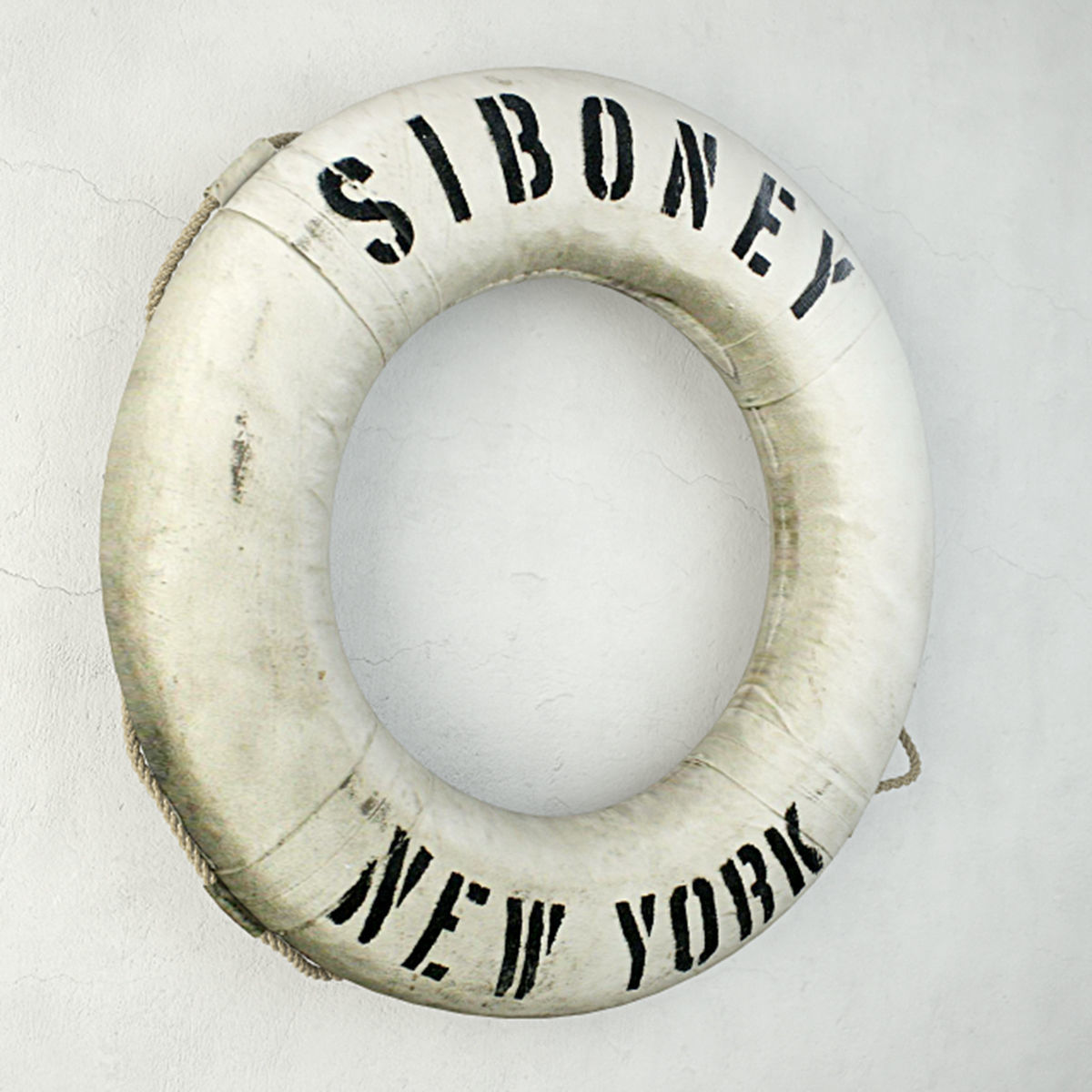 1919 Vintage Life Preserver Ring 3D model_2