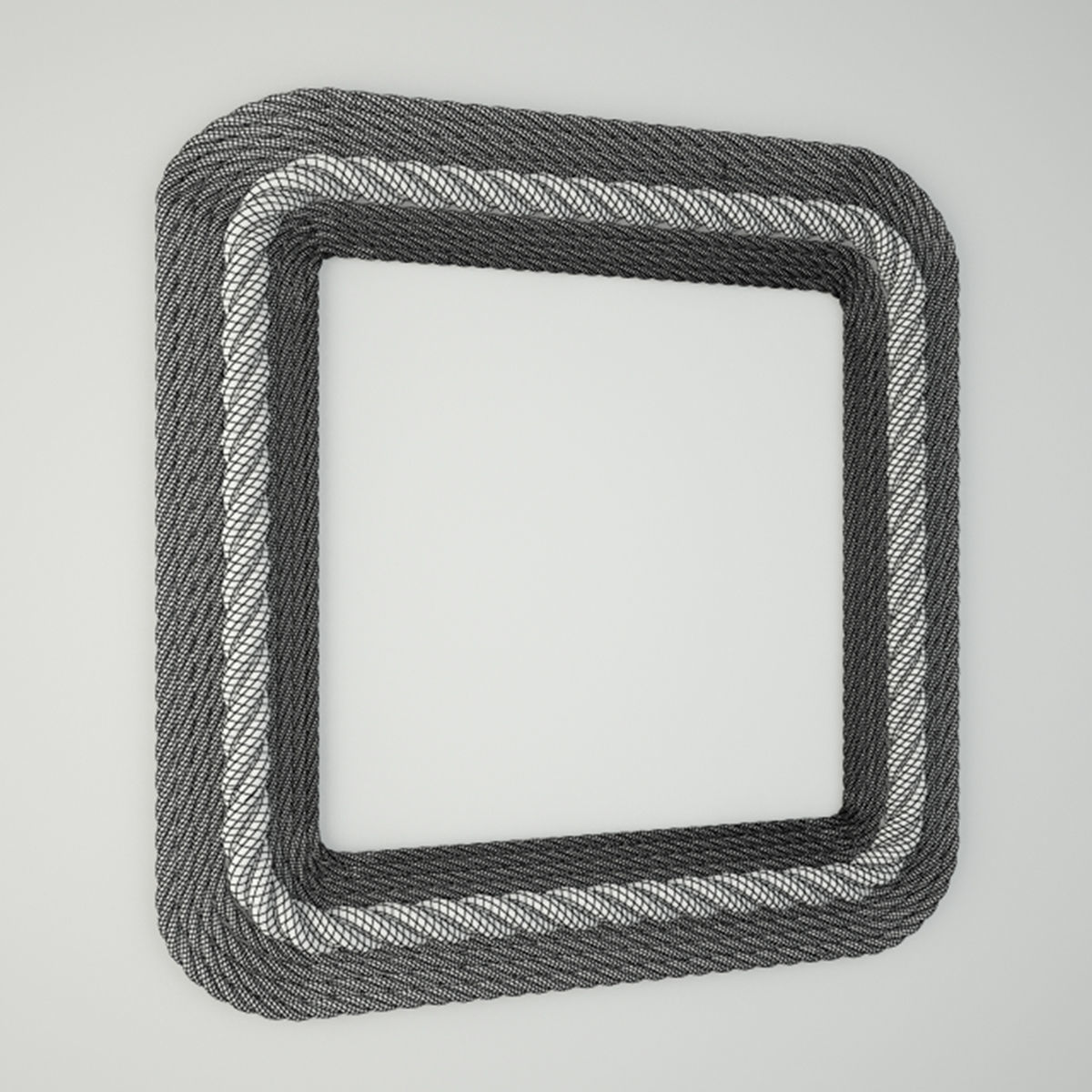 Crescent Key Mirror 3D model_3