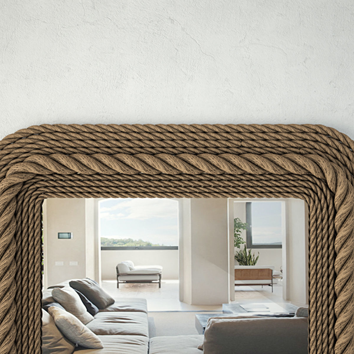 Crescent Key Mirror 3D model_4