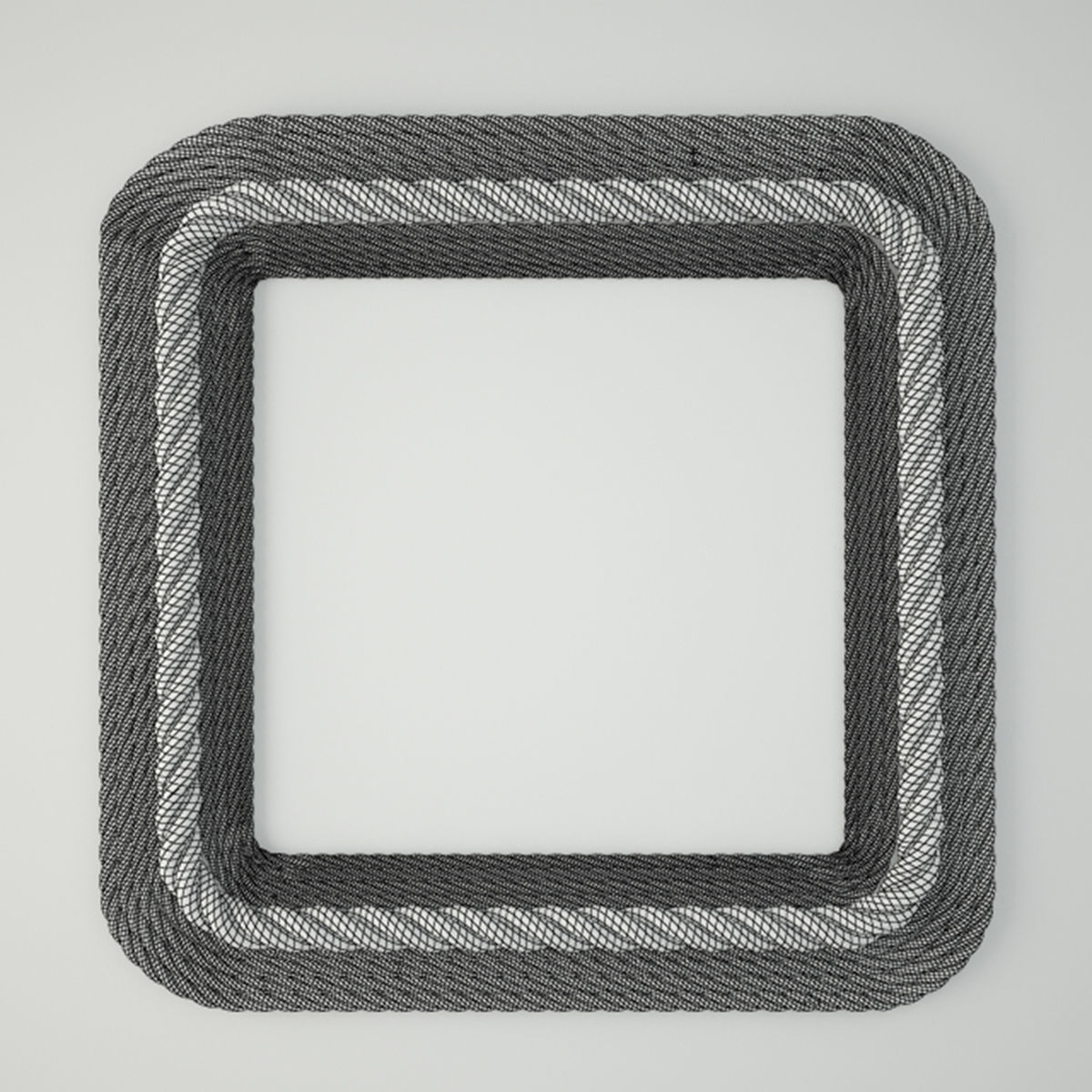 Crescent Key Mirror 3D model_1