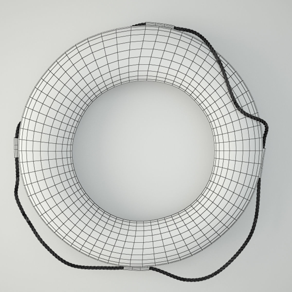Life Preserver Ring 2 3D model_1