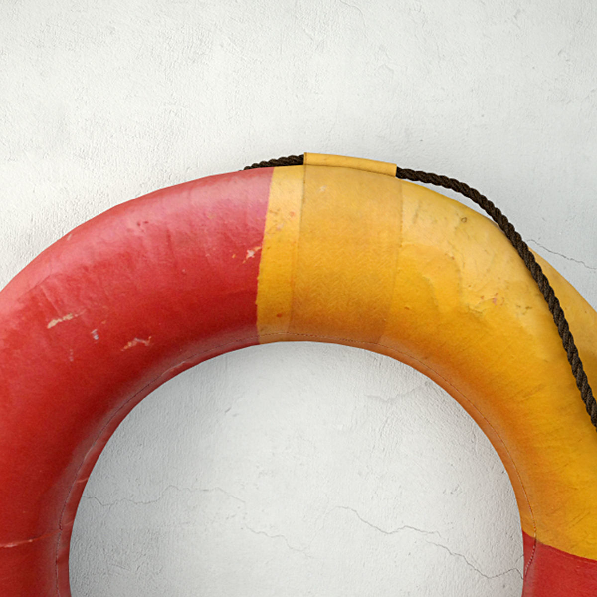 Life Preserver Ring 2 3D model_4