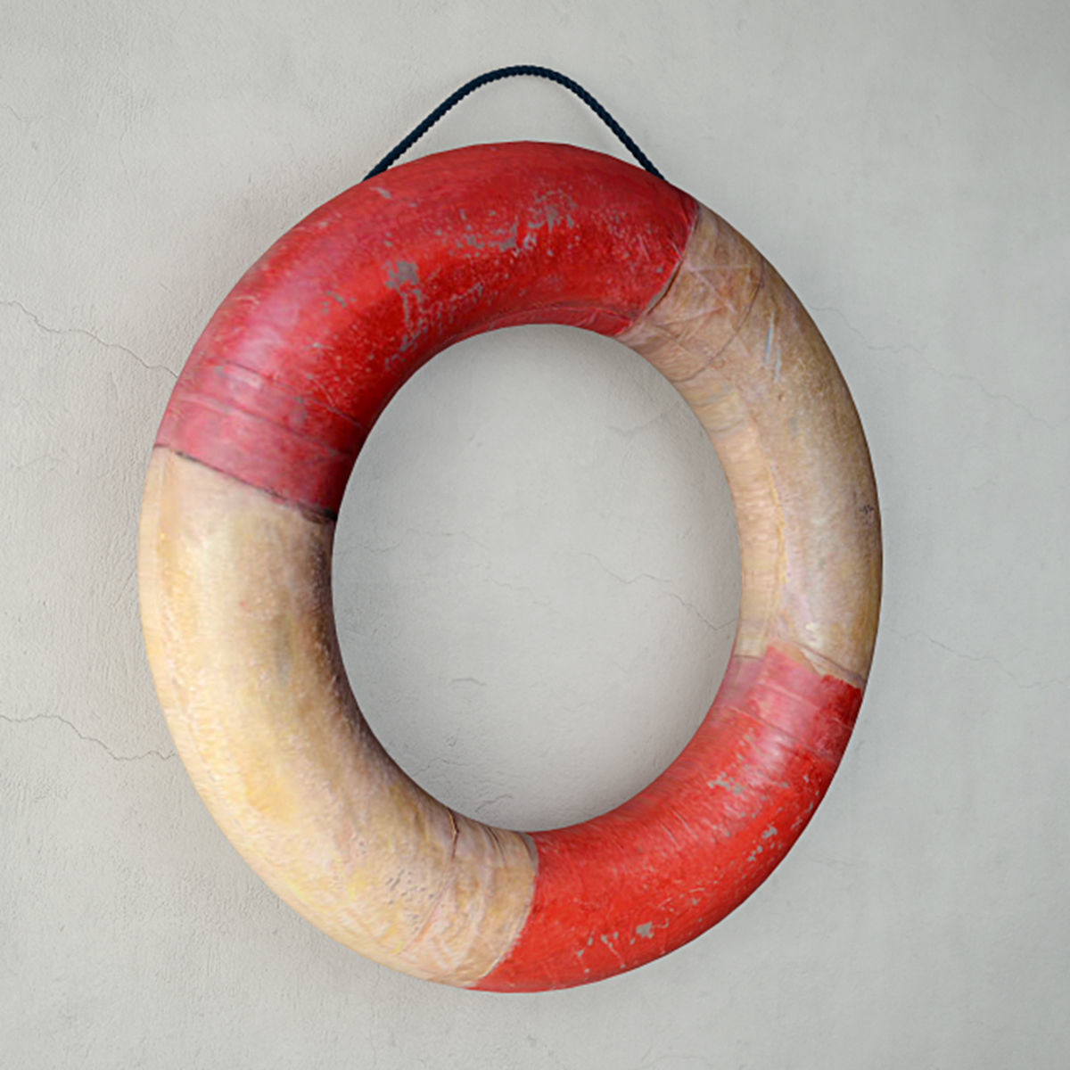 Mid-Century Life Preserver 3D model_2