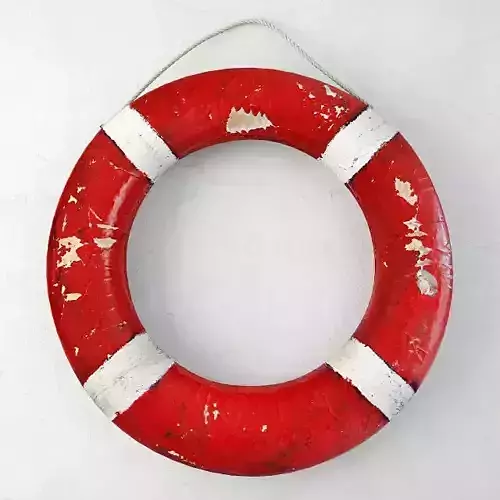 Red and White Life Preserver 2