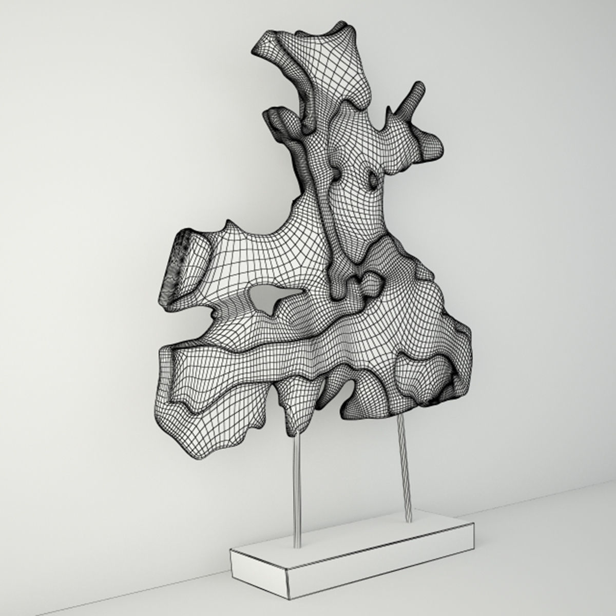 Root on Stand 2 3D model_3