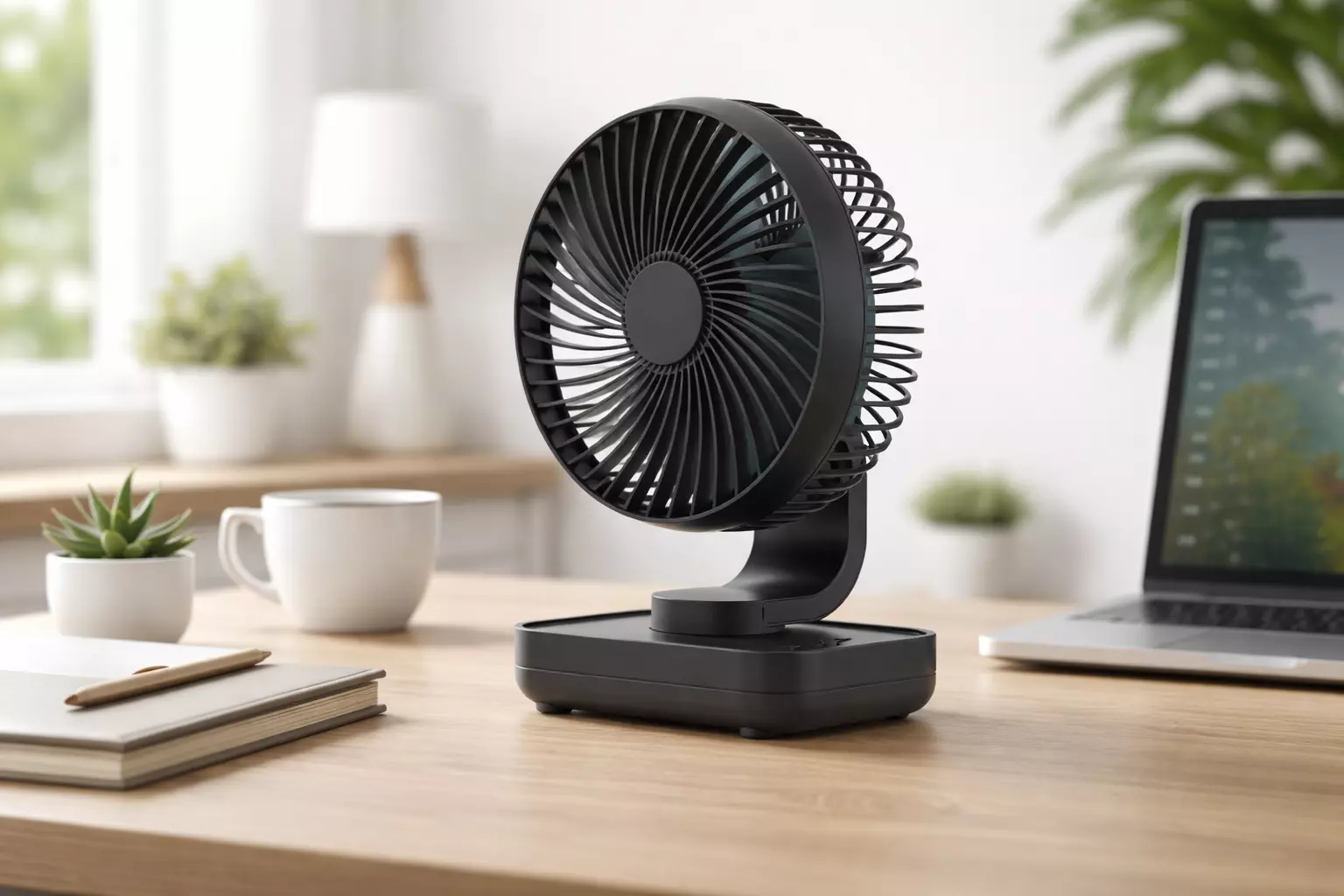 Portable Desk Cooling Fan Model 3D model