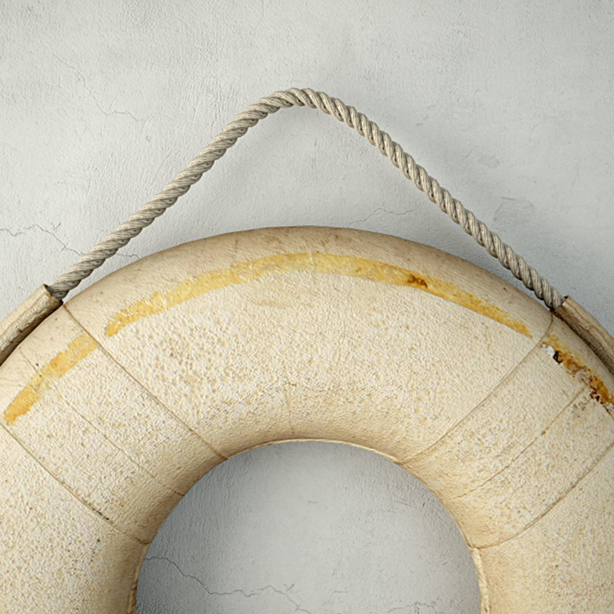 Vintage Life Preserver 3 3D model_4