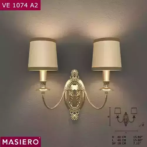 Masiero VE1074 A2 wall lamp