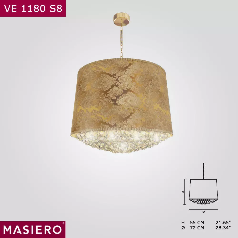 Masiero VE1180 S8 ceiling lamp 3D model_0