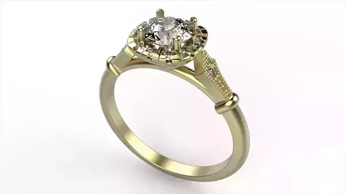 Moissanite Engagement ring