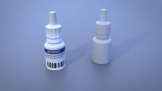 Eye Dropper Lowpoly and Highpoly Free low-poly 3D model