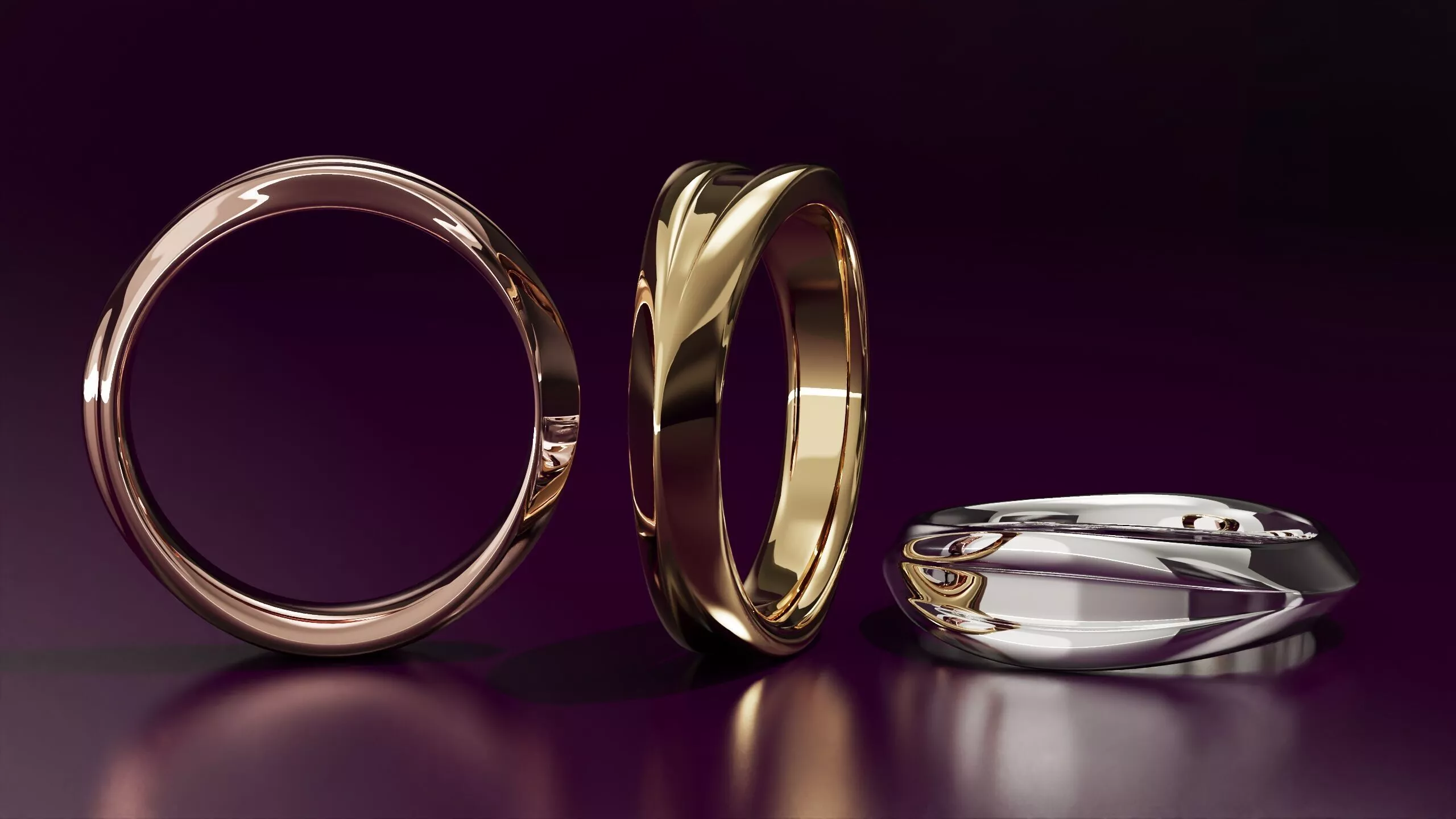 free form ring N79 54EU SIZE Free 3D print model