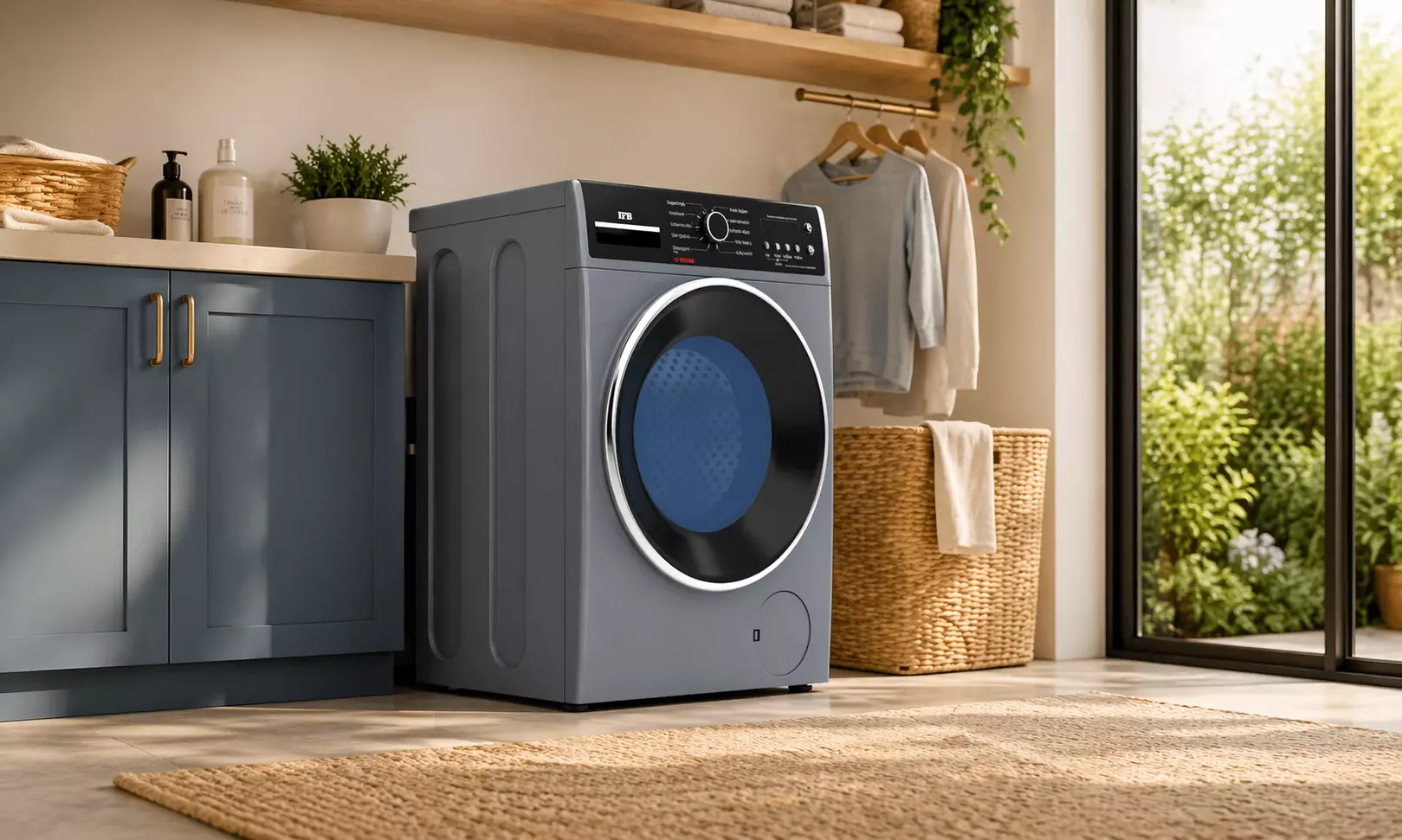 Modern Front Load Washing Machine 3D model