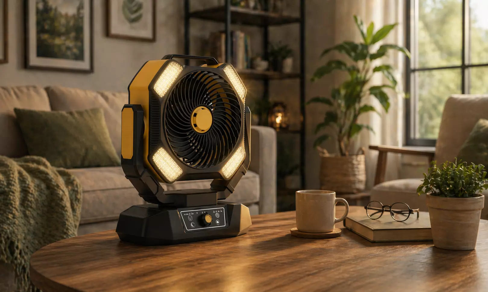 Portable Industrial Air Circulator Fan 3D model