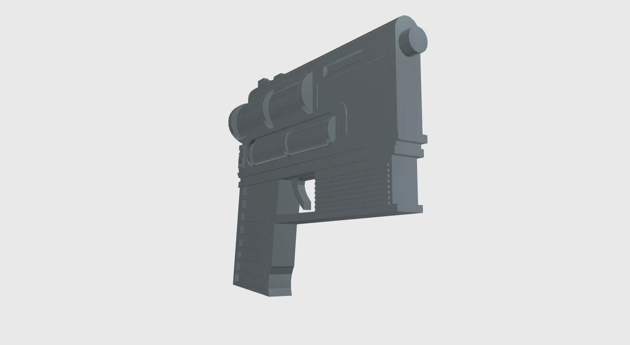 Mara Jade Blaster - Star Wars 3D print model_1