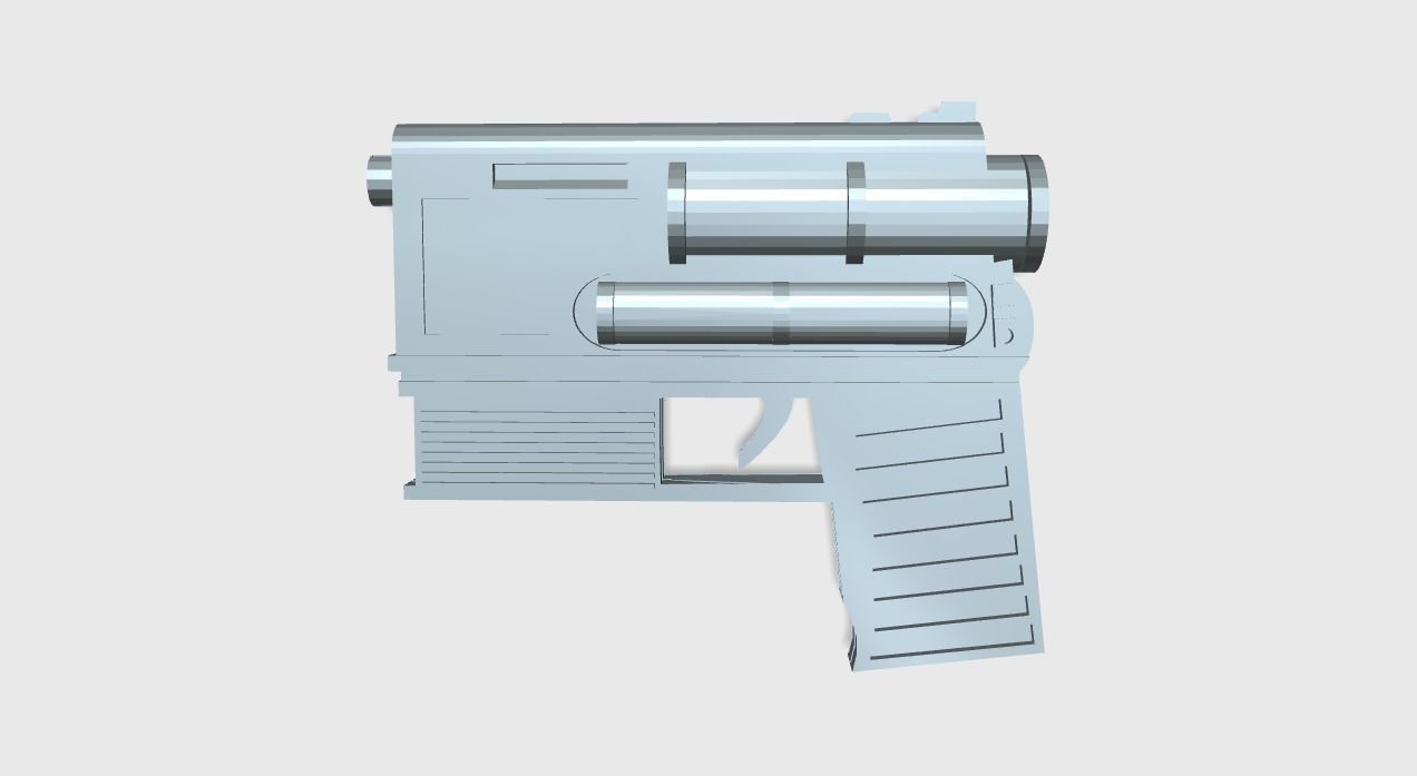 Mara Jade Blaster - Star Wars 3D print model_0