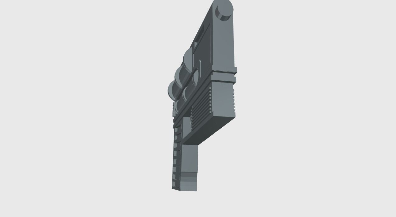 Mara Jade Blaster - Star Wars 3D print model_3