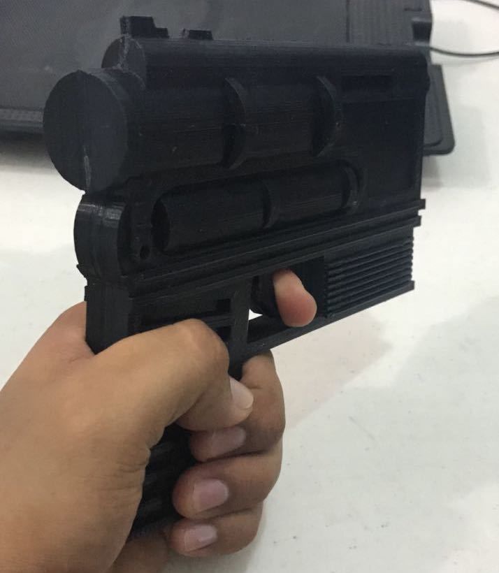Mara Jade Blaster - Star Wars 3D print model_4