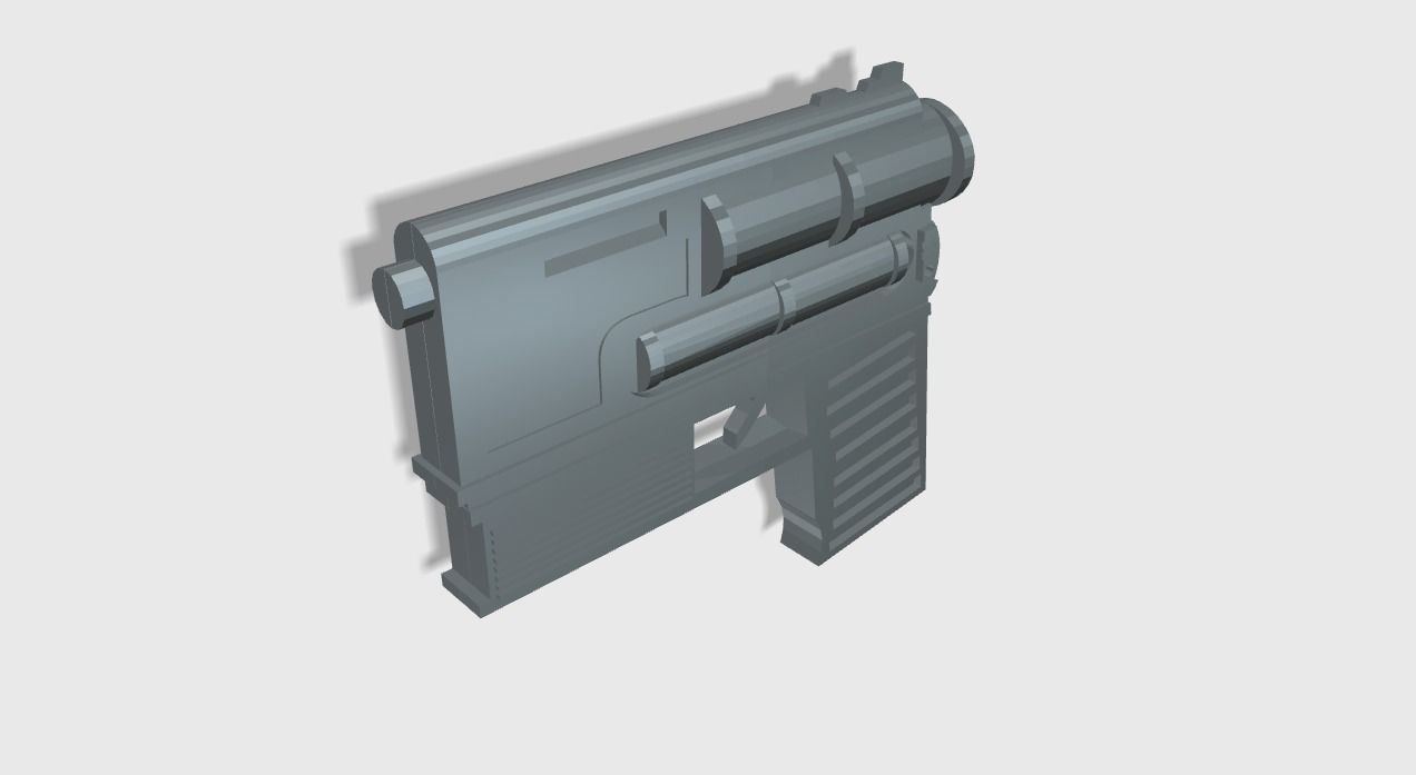 Mara Jade Blaster - Star Wars 3D print model_2