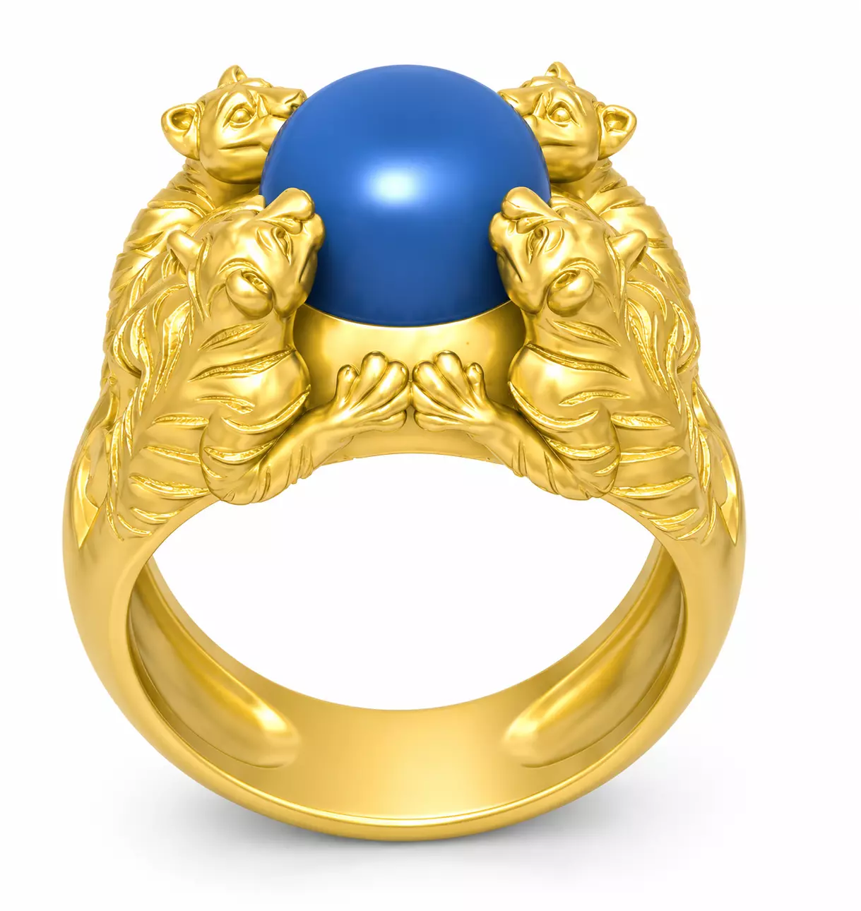 tiger ring 3D print model