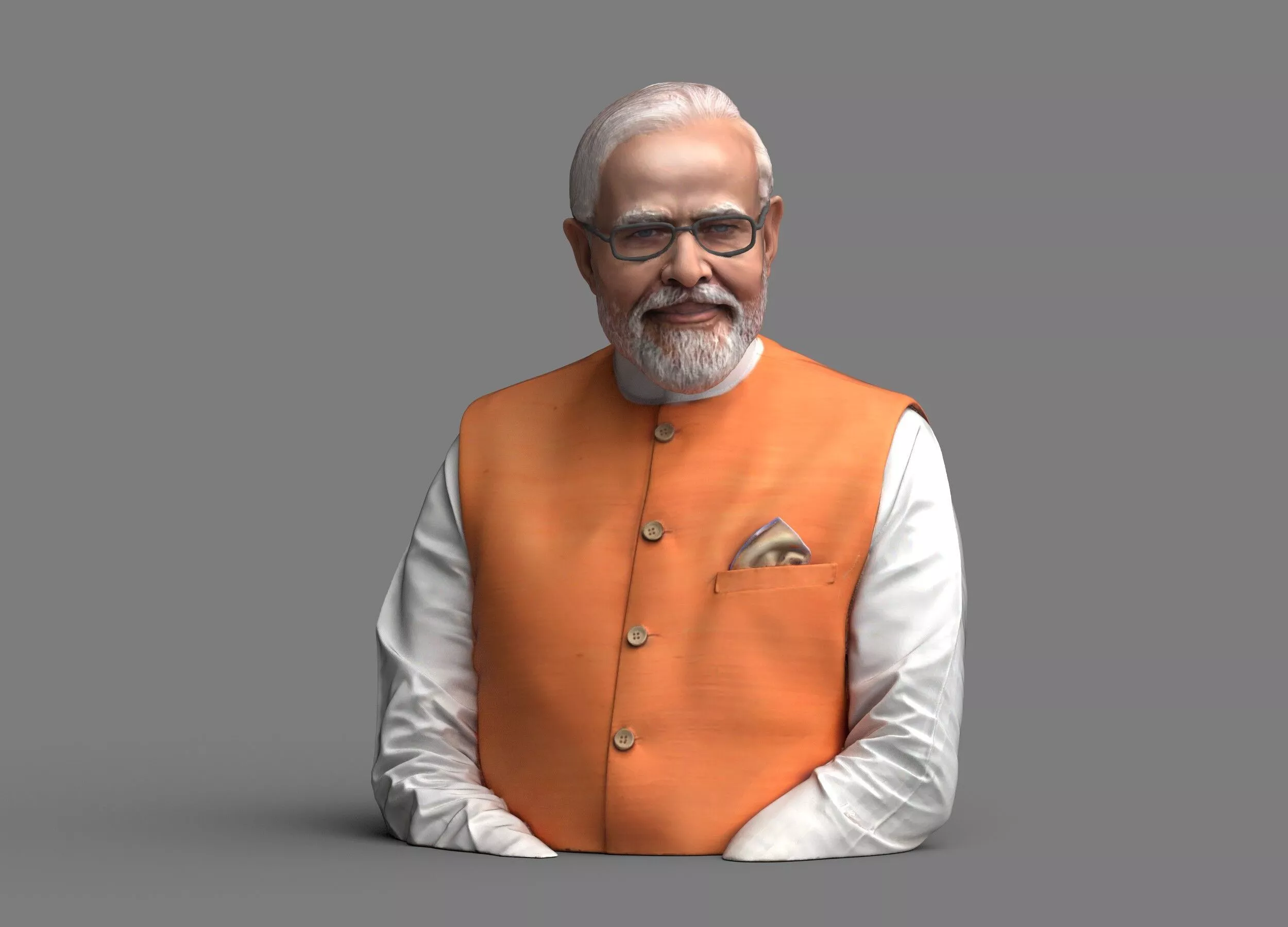 Prime Minister - Narendra Modi Ji Low-poly 3D model