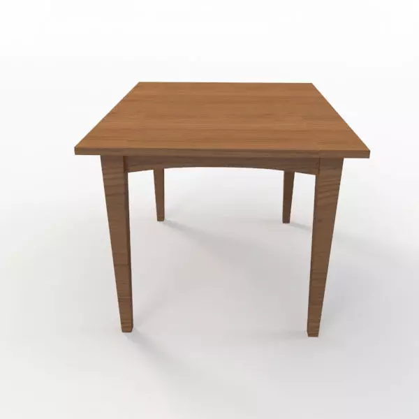 Table square dining 3D model_0