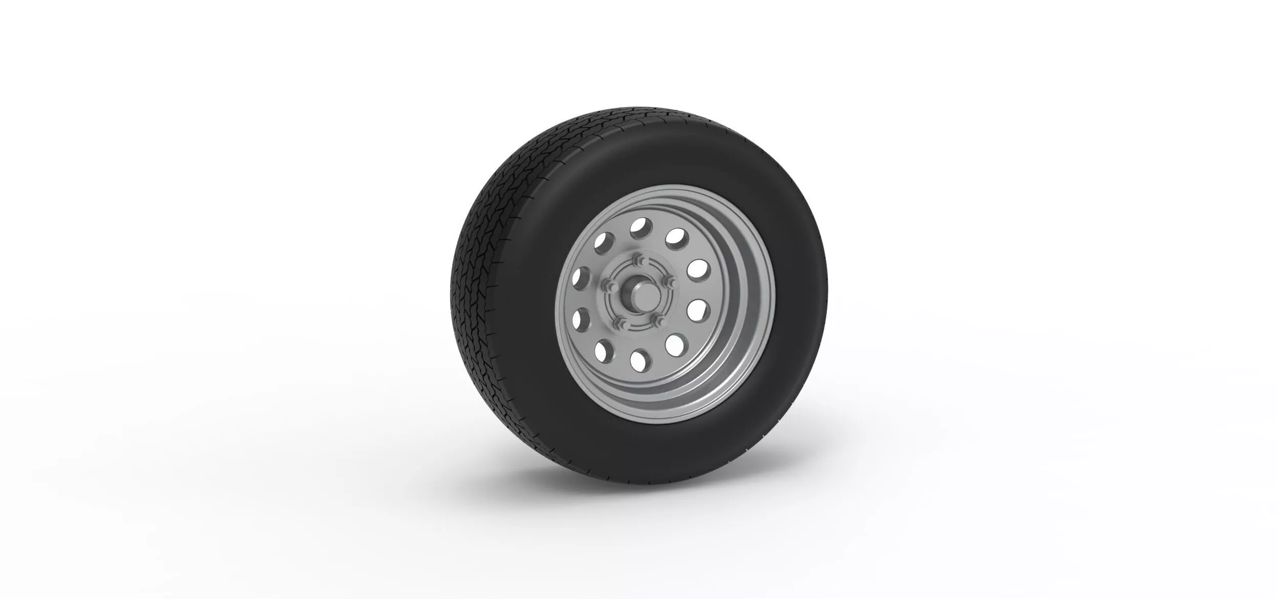 Wheel of Dirt Modified stock car V3 Scale 1 to 25 3D print model