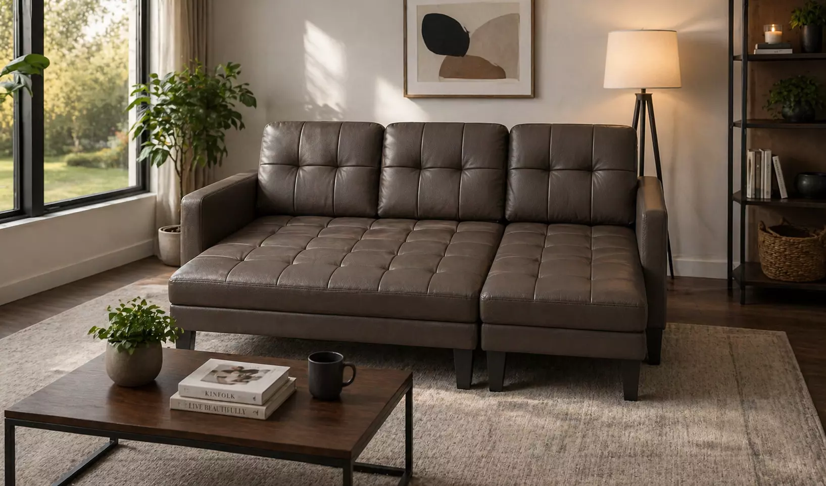 Modern Sectional Sofa Bed Model 3D model