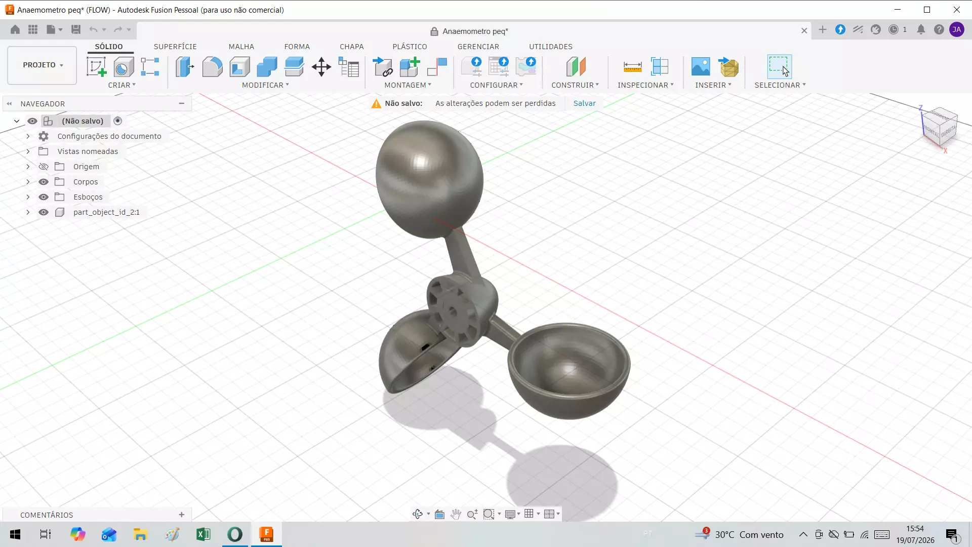 ANEMOMETRO Free 3D print model