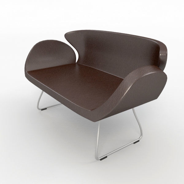 Sofa modern 3D model_2