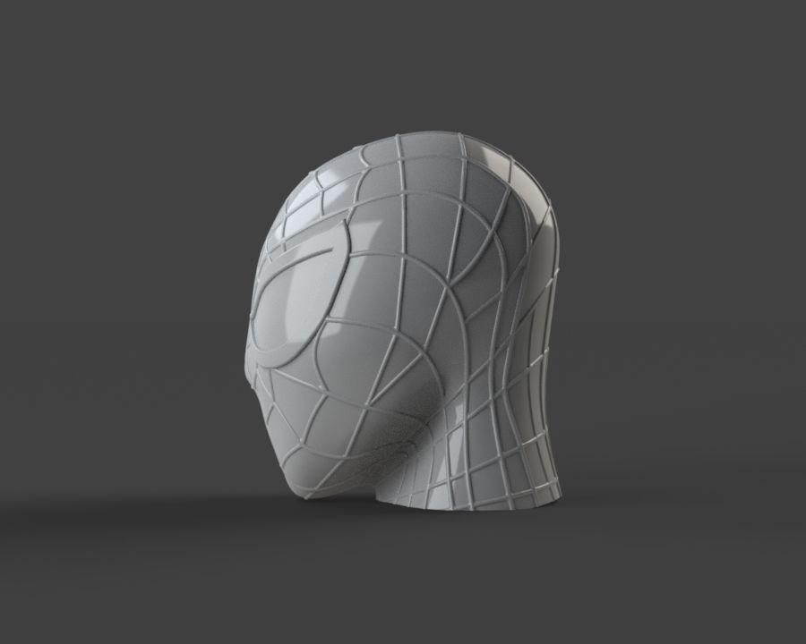 Spiderman Head 3D print model_1