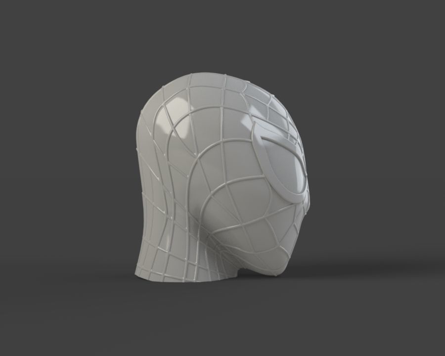 Spiderman Head 3D print model_5