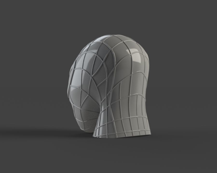 Spiderman Head 3D print model_2