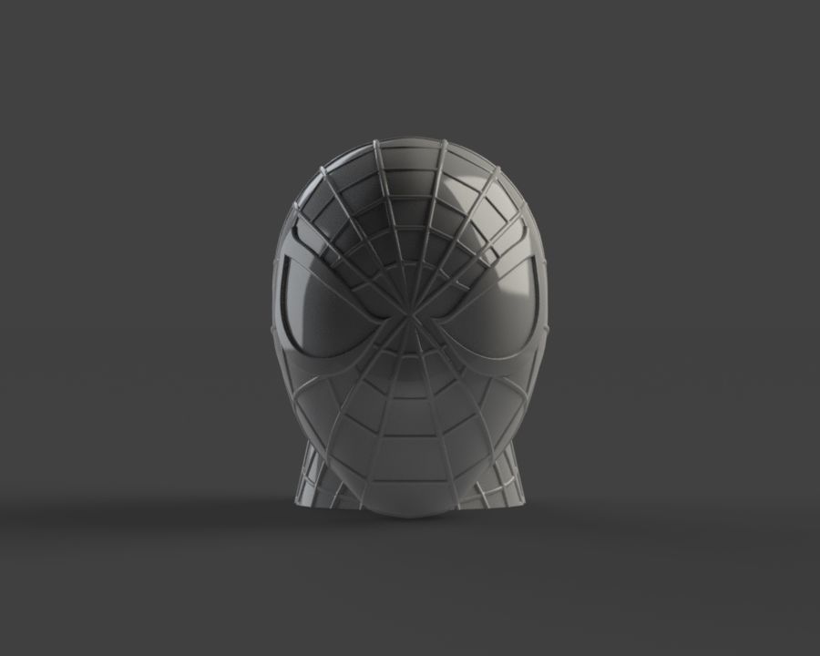 Spiderman Head 3D print model_7