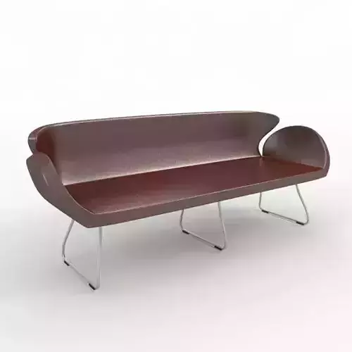 Sofa modern with metal legs