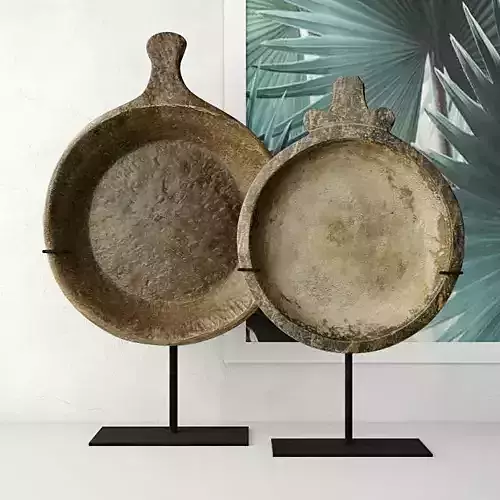 18th-19th Century Indian Stone Trays 2