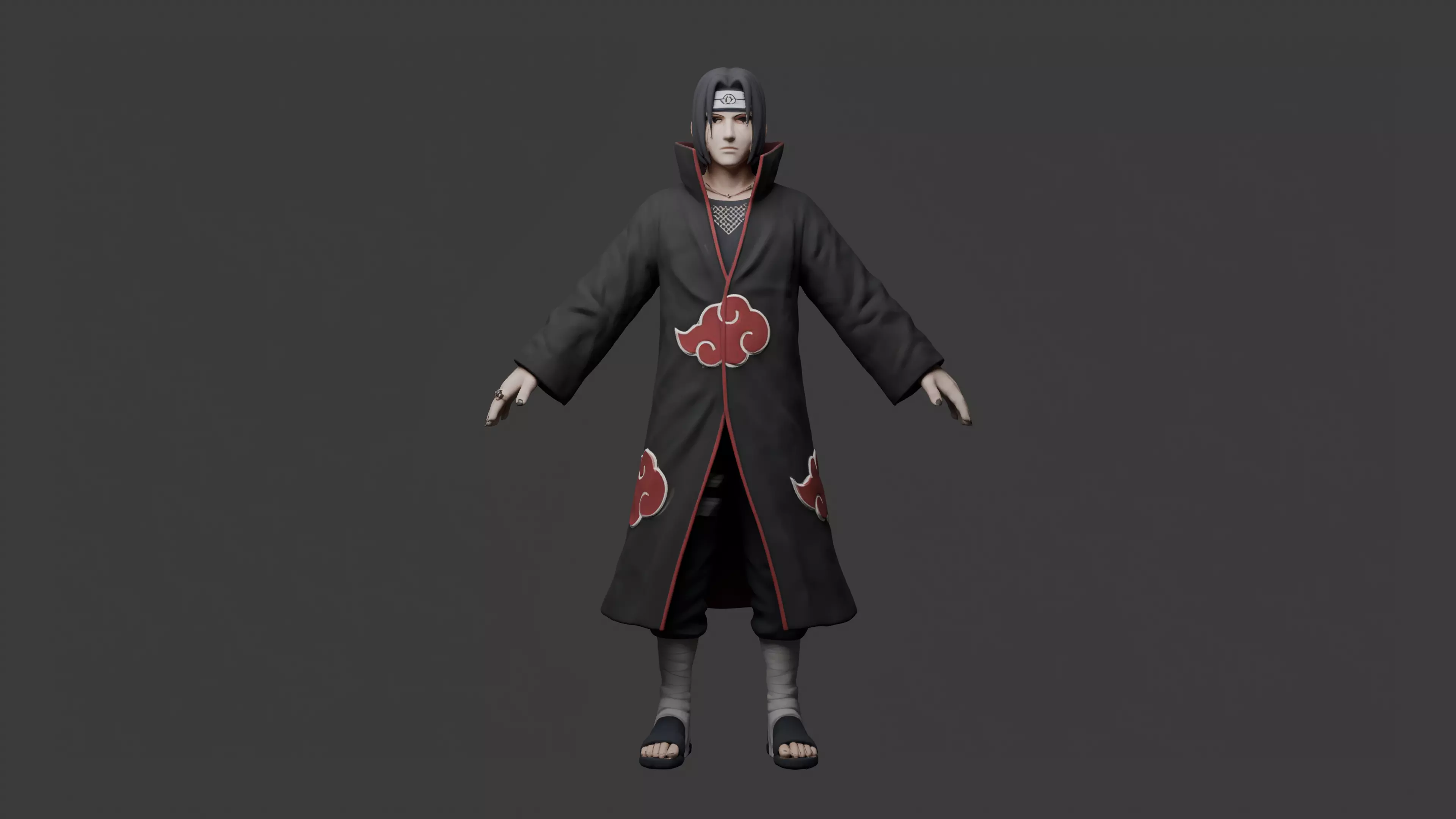 Rogue Crow Ninja Assassin Character Free 3D model