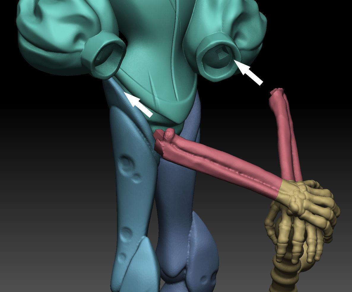 Medievil Fanart Statue 3D print model_4