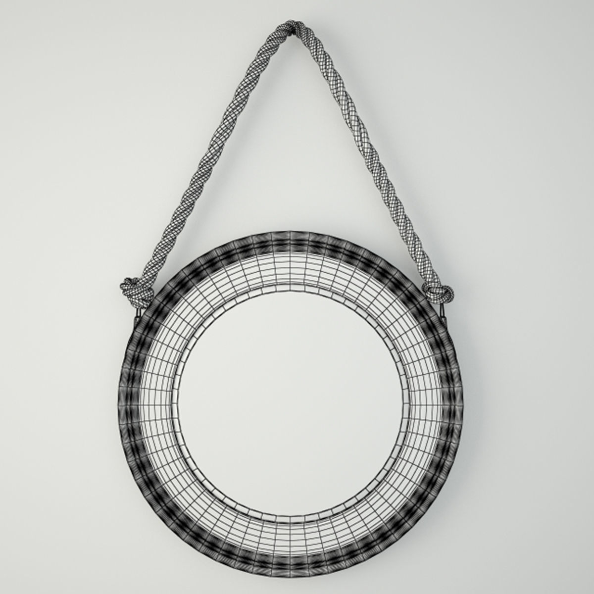 Eaton Wall Mirror 3D model_1