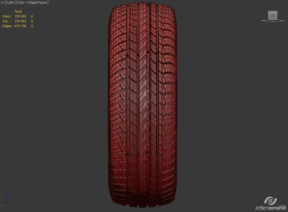 Tire GoodYear Efficient Grip 205x55xR16 3D model_3