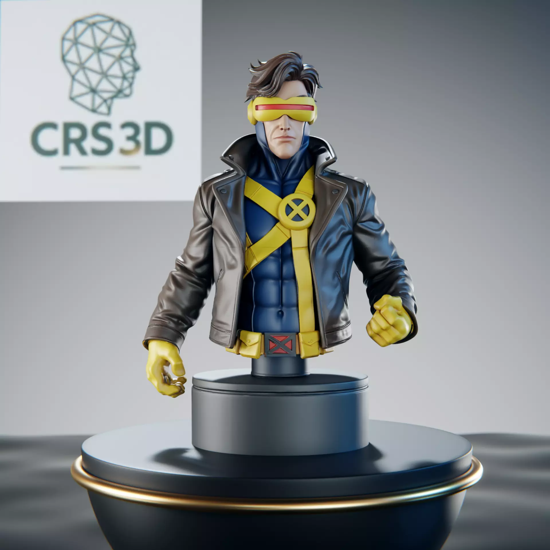 Cyclops X-Men Leader BUST Scott Summers 3D print model