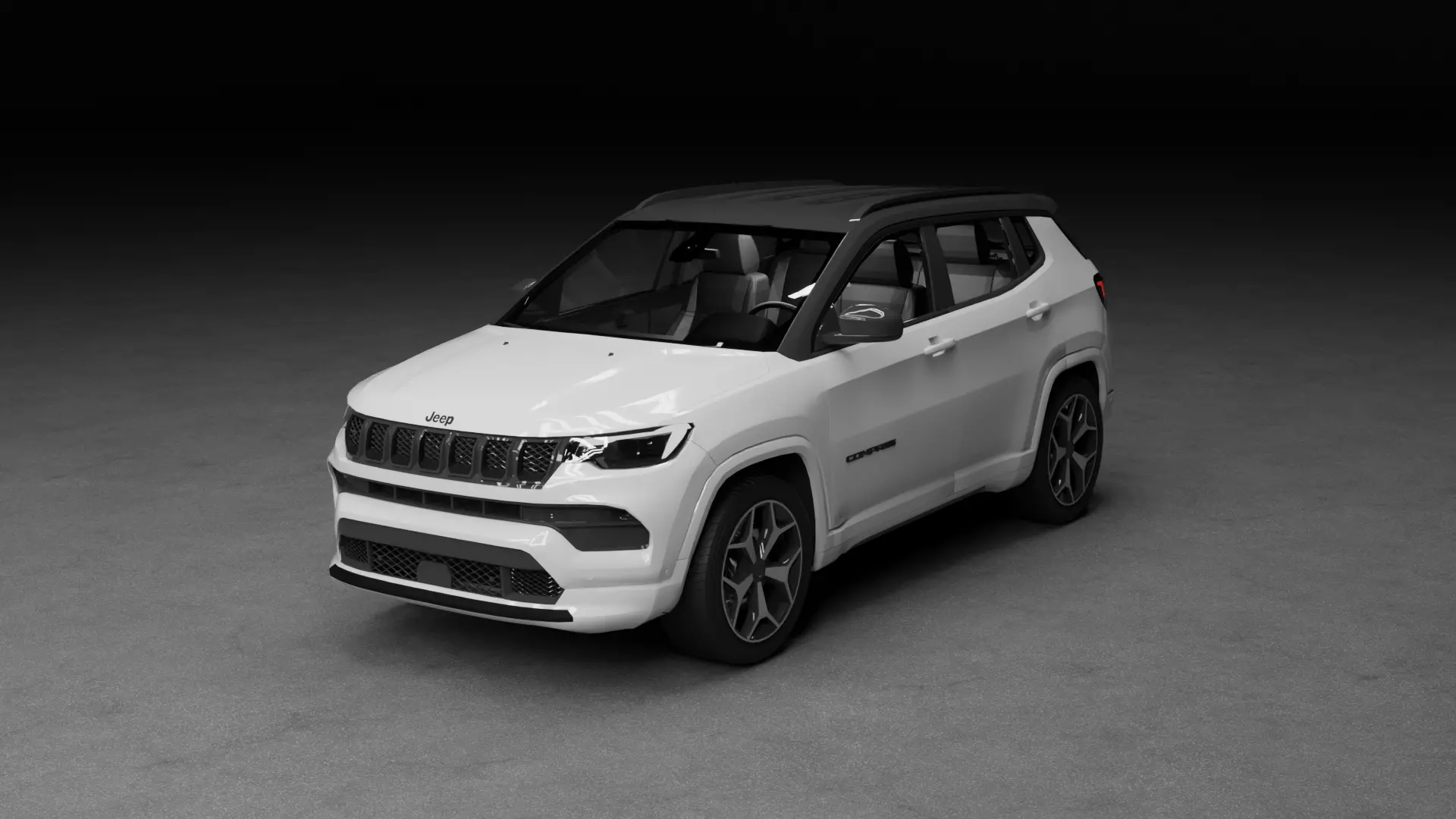 Jeep Compass 3D Model 3D model